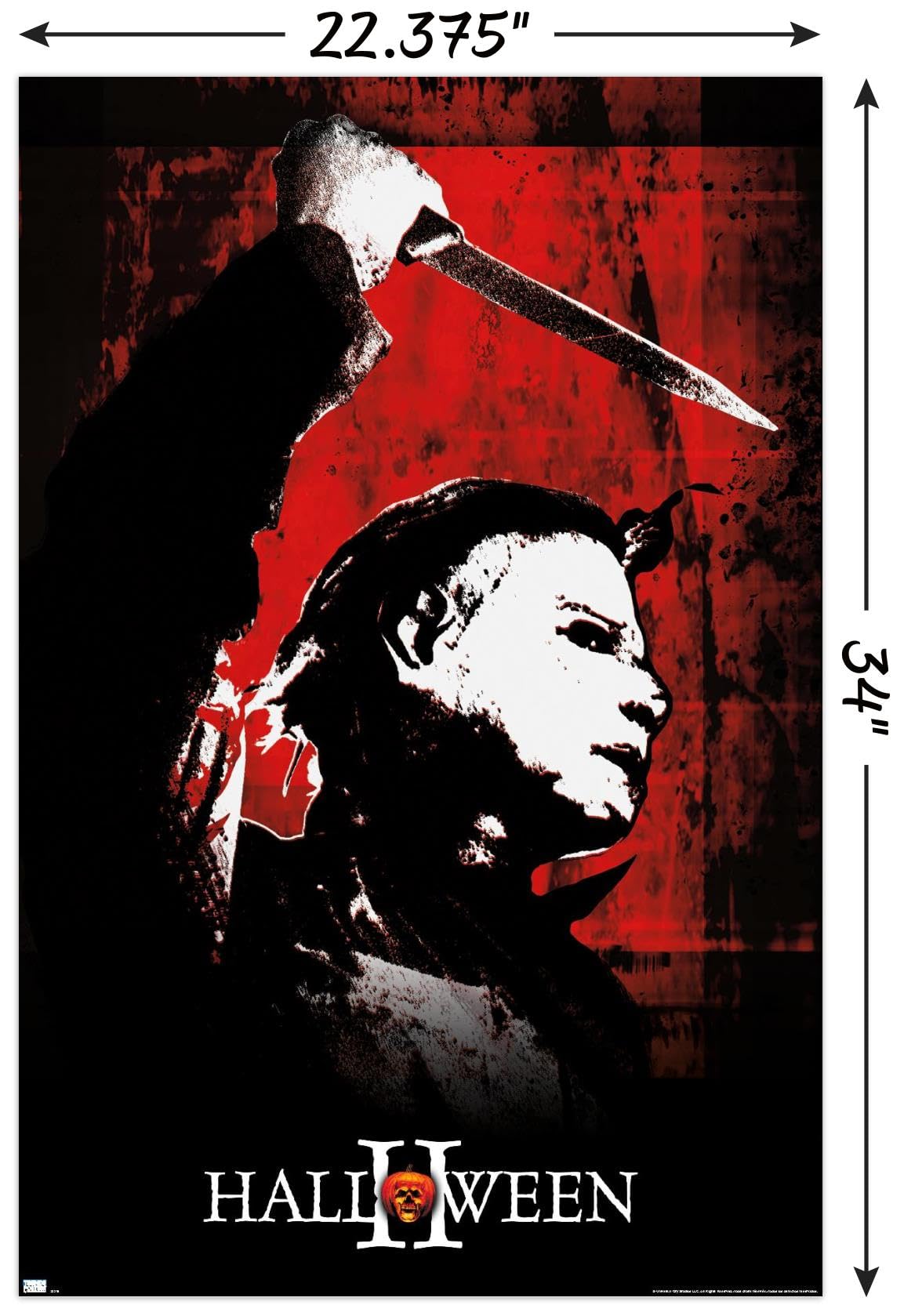 Amazon.com: Halloween II - Red Wall Poster, 34L